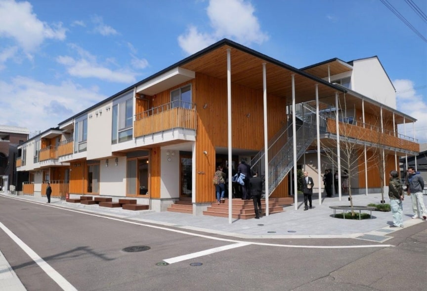 完成した駅北復興住宅